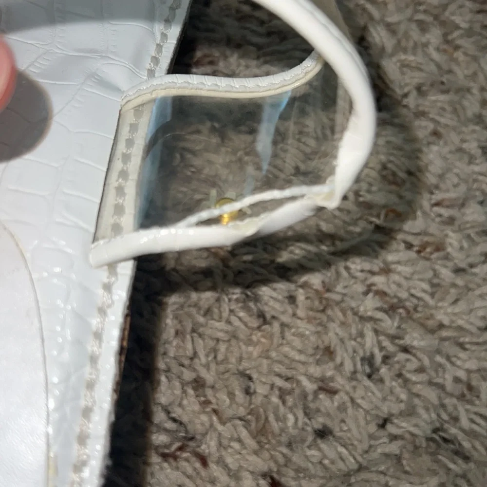 Clear plastic vintage Y2K platforms